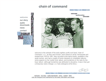 Tablet Screenshot of chainofcommand.info